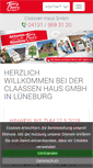Mobile Screenshot of claassenhaus.de