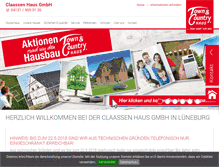 Tablet Screenshot of claassenhaus.de
